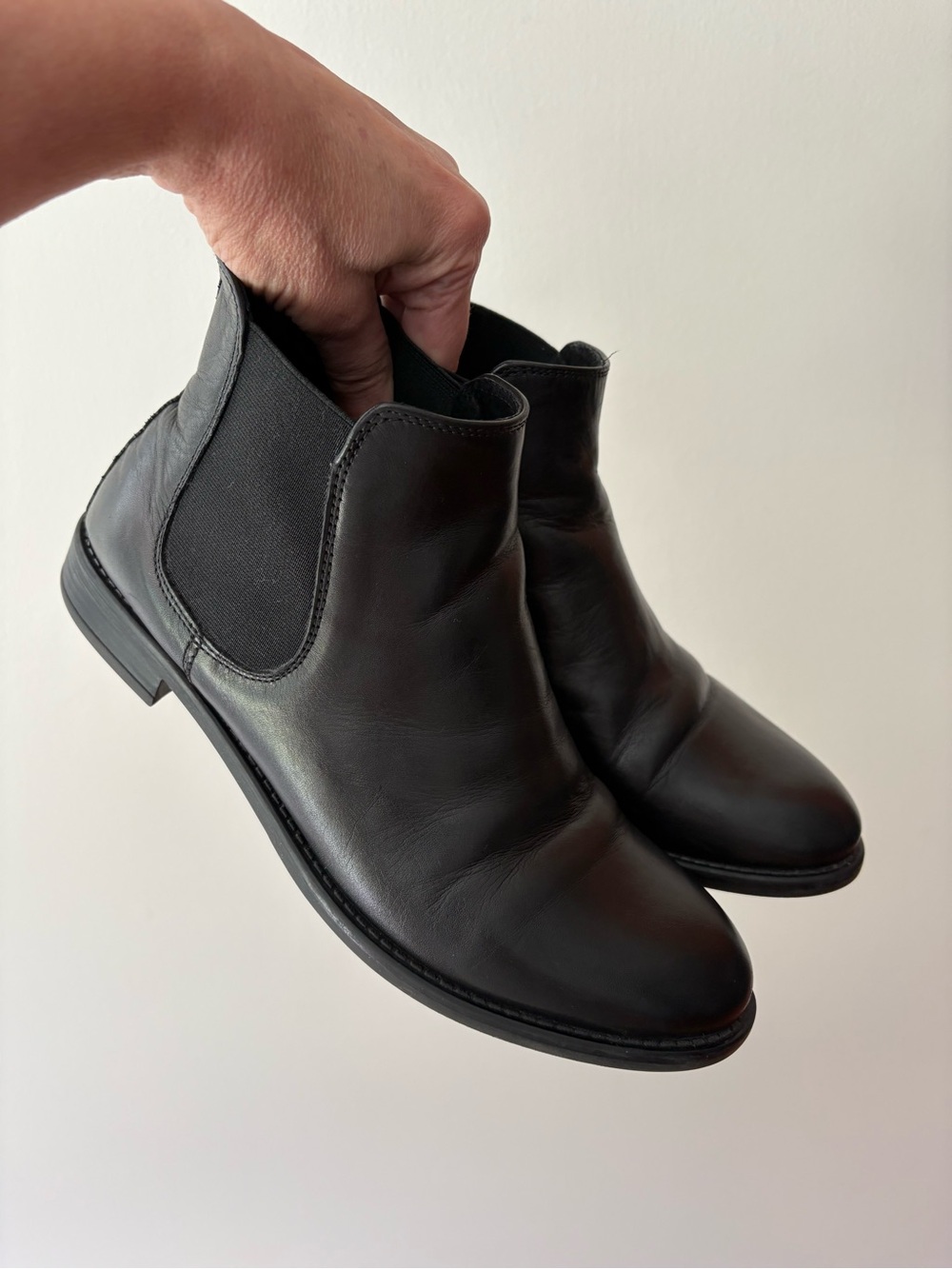Browns Leather Chelsea Boots Black Size 40